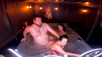 Supah super-hot Tub Three-way With Princess Rogue and Mandi May WCA Productions