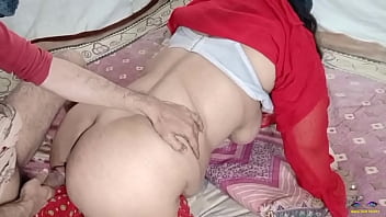 Desi susar (step Daddy in Law) ass-fuck invasion ripped up her Bahu (stepdaughter in law) Netu in clear hindi audio while Netu Said \