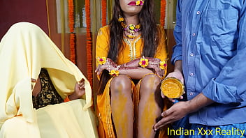 Indian Haldi step Pitaji aur step Beti Hard-core in Hindi