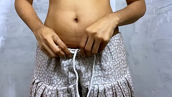 Bhabhi cock-squeezing snatch penetrate in douche