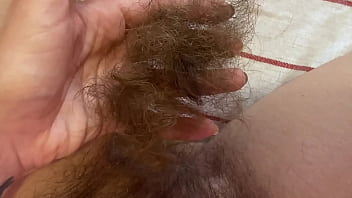 TRIMMING MY Super Long Twat HAIR CLOSEUP