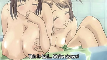 Step Sisters Taking a Tub Together! Manga porn [Subtitled]